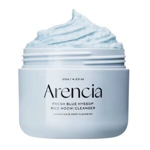 180. Arencia Fresh Blue Hyssop Rice Mochi Cleanser- oily, combo, congested skin